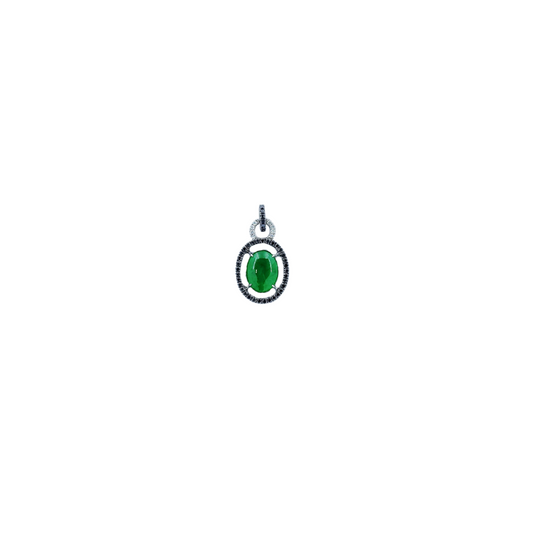 Fei Cui Black Diamond Pendant-WEO00002618