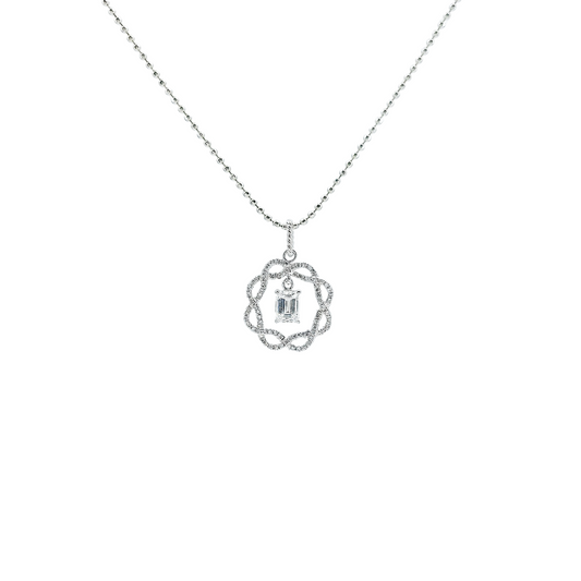 GIA 0.39CT Diamond Pendant-ZEO00014404