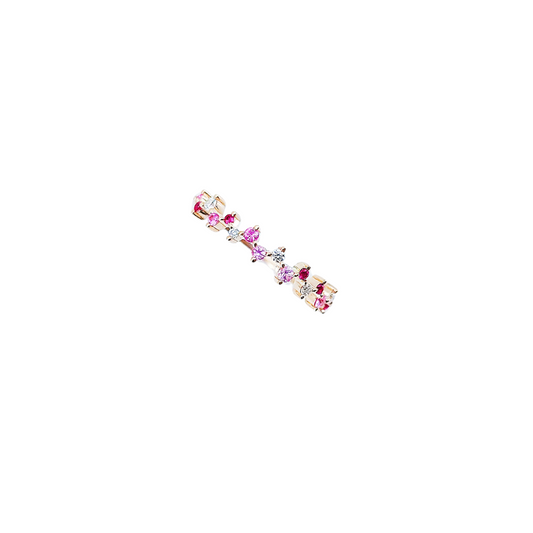 Pink Sapphire Diamond Ring-WK3546-RI@
