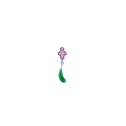 Pink Sapphire Fei Cui Diamond Pendant-WEO00002550