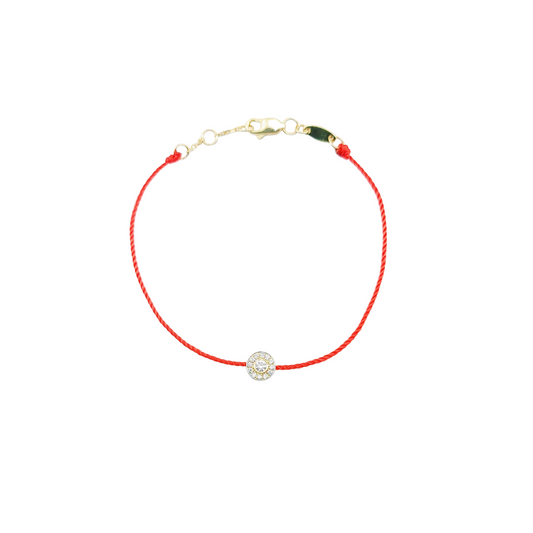 Red String Diamond Bracelet-WK4071