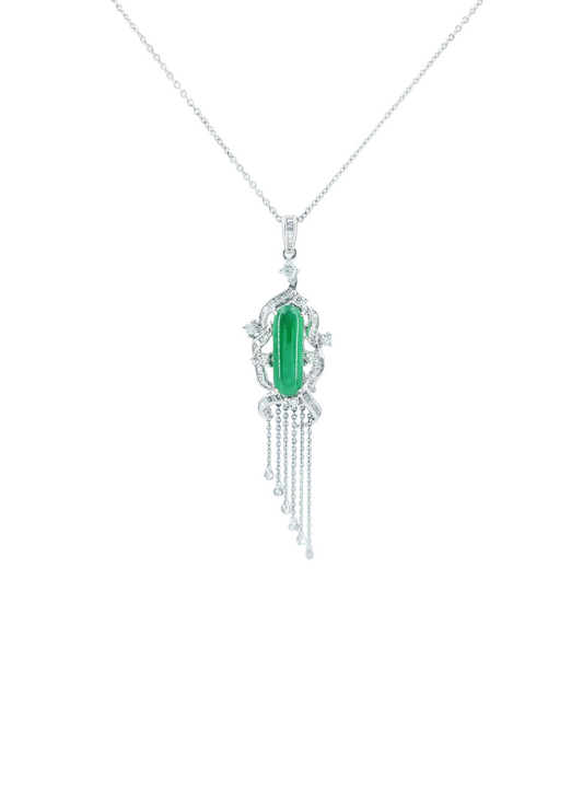 Fei Cui and Diamond Necklace-WAO00000065