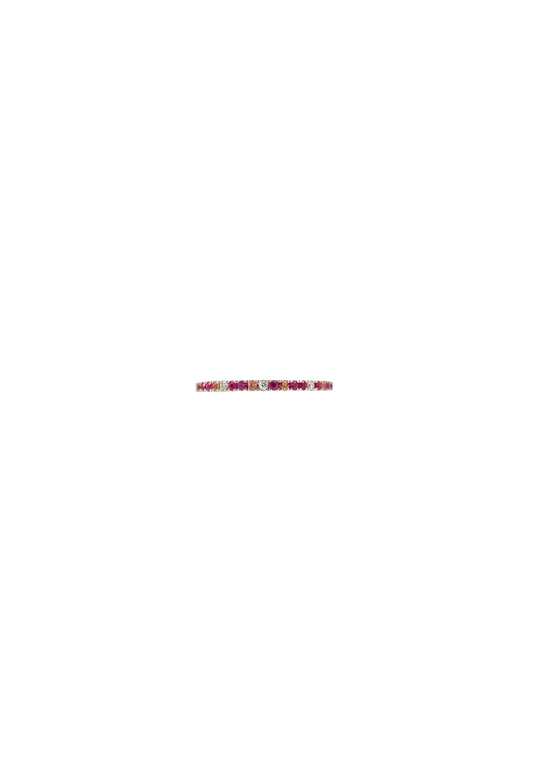 Ruby Diamond Ring-WK4188@