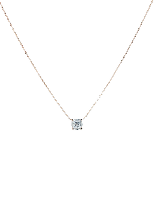GIA 0.44CT Diamond Necklace-WK4204